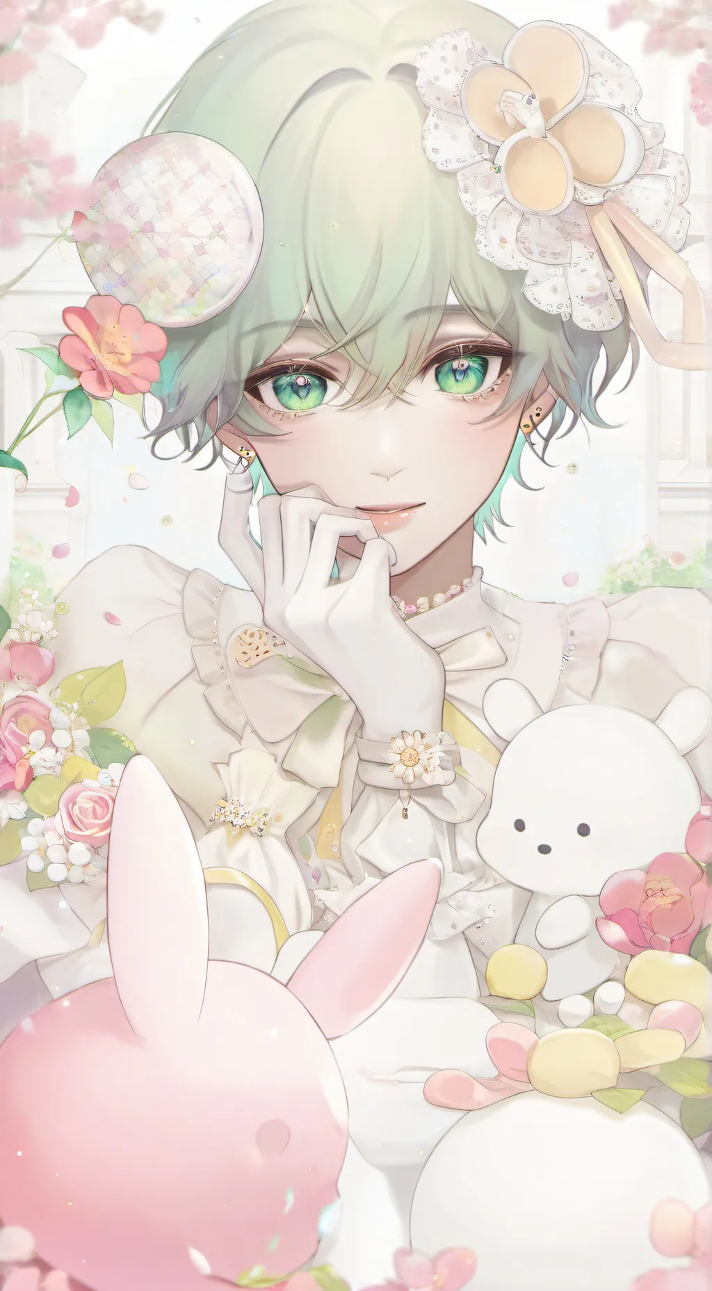 ai character: •🌞SUNNY🌞• background