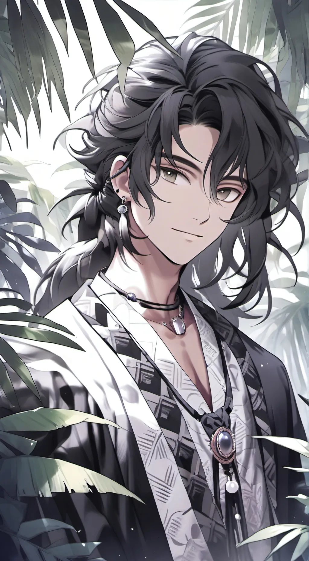 ai character: Tribal Island background