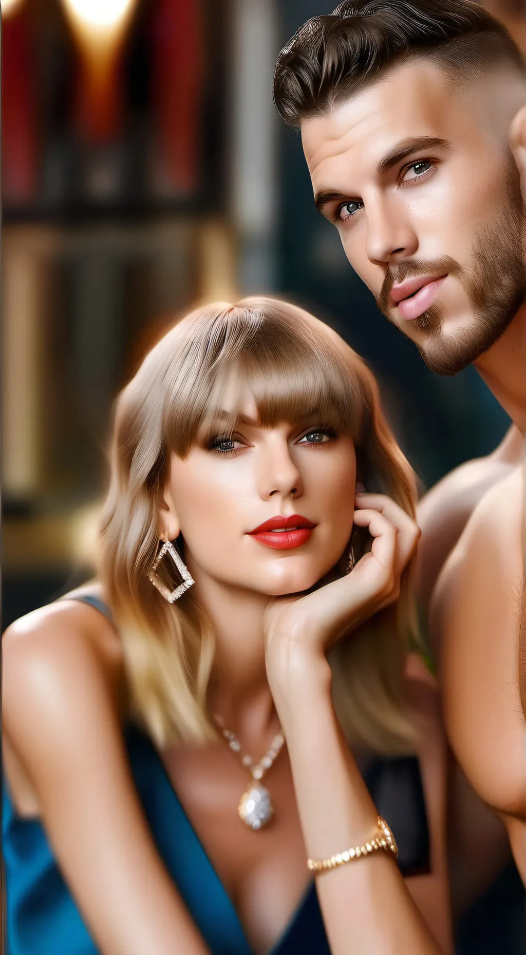 ai character: Taylor and Travis background