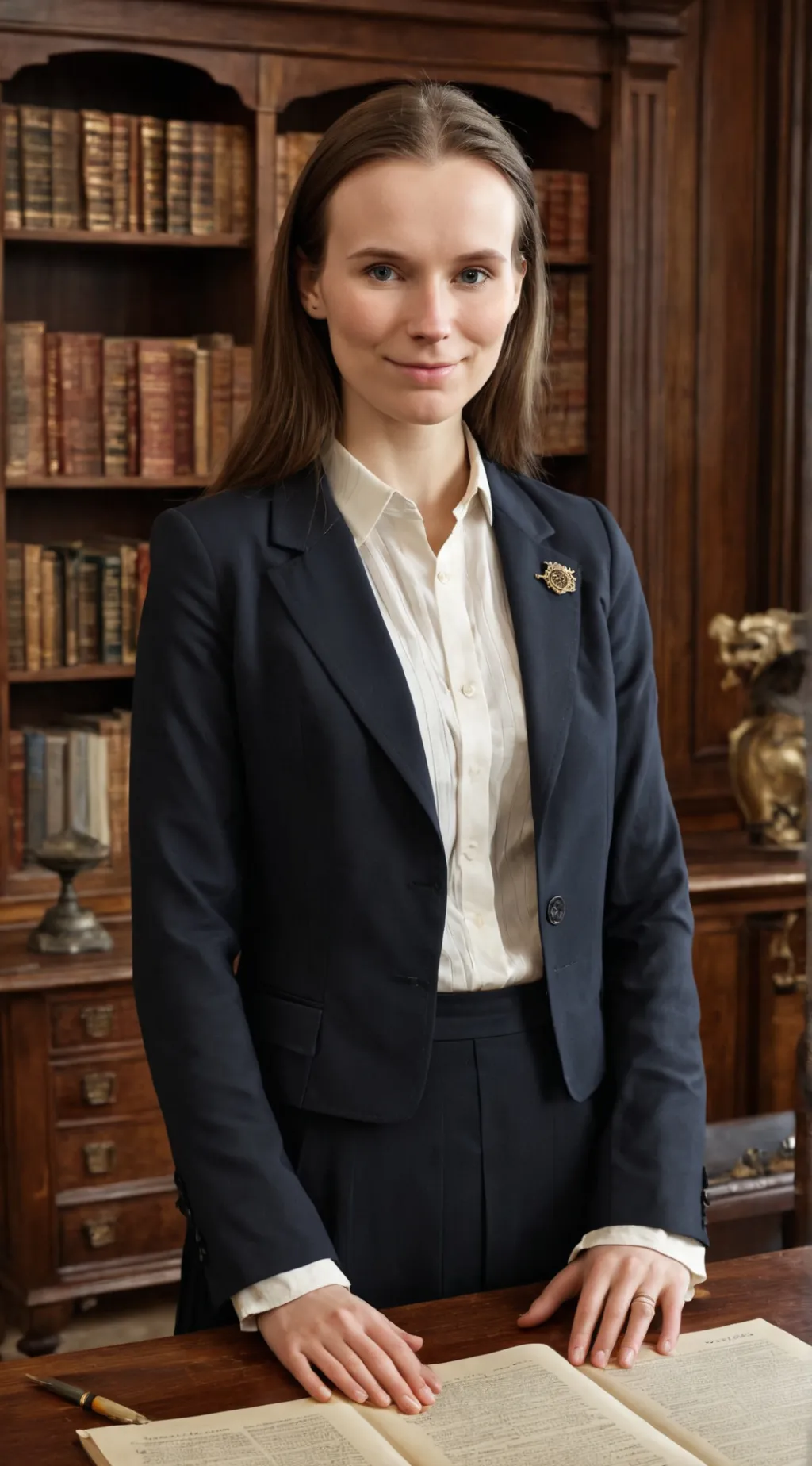 ai character: Dr. Greta Müller background