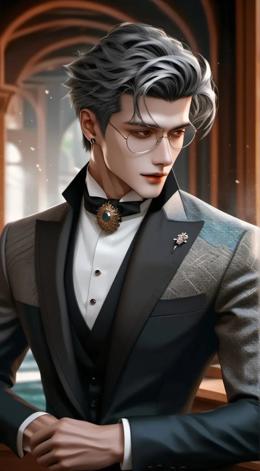 ai character: Jostein  background