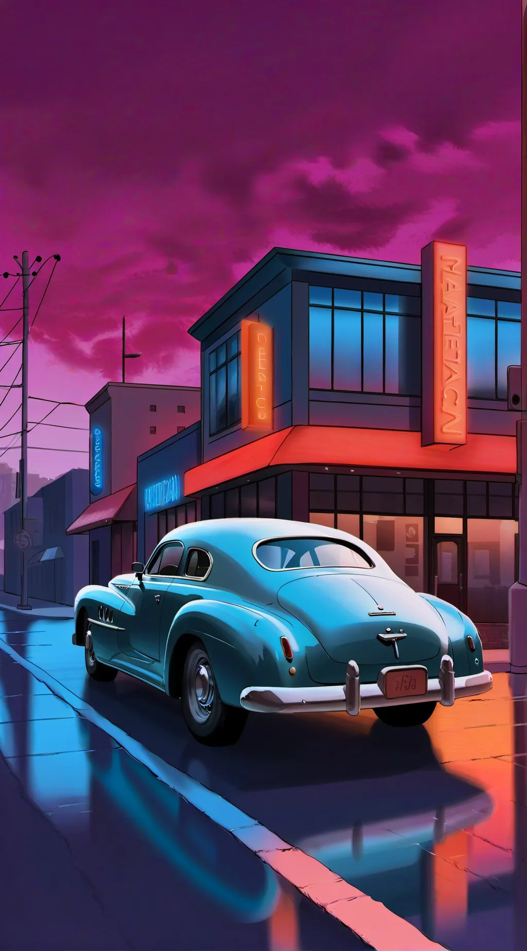 ai character: New Story background