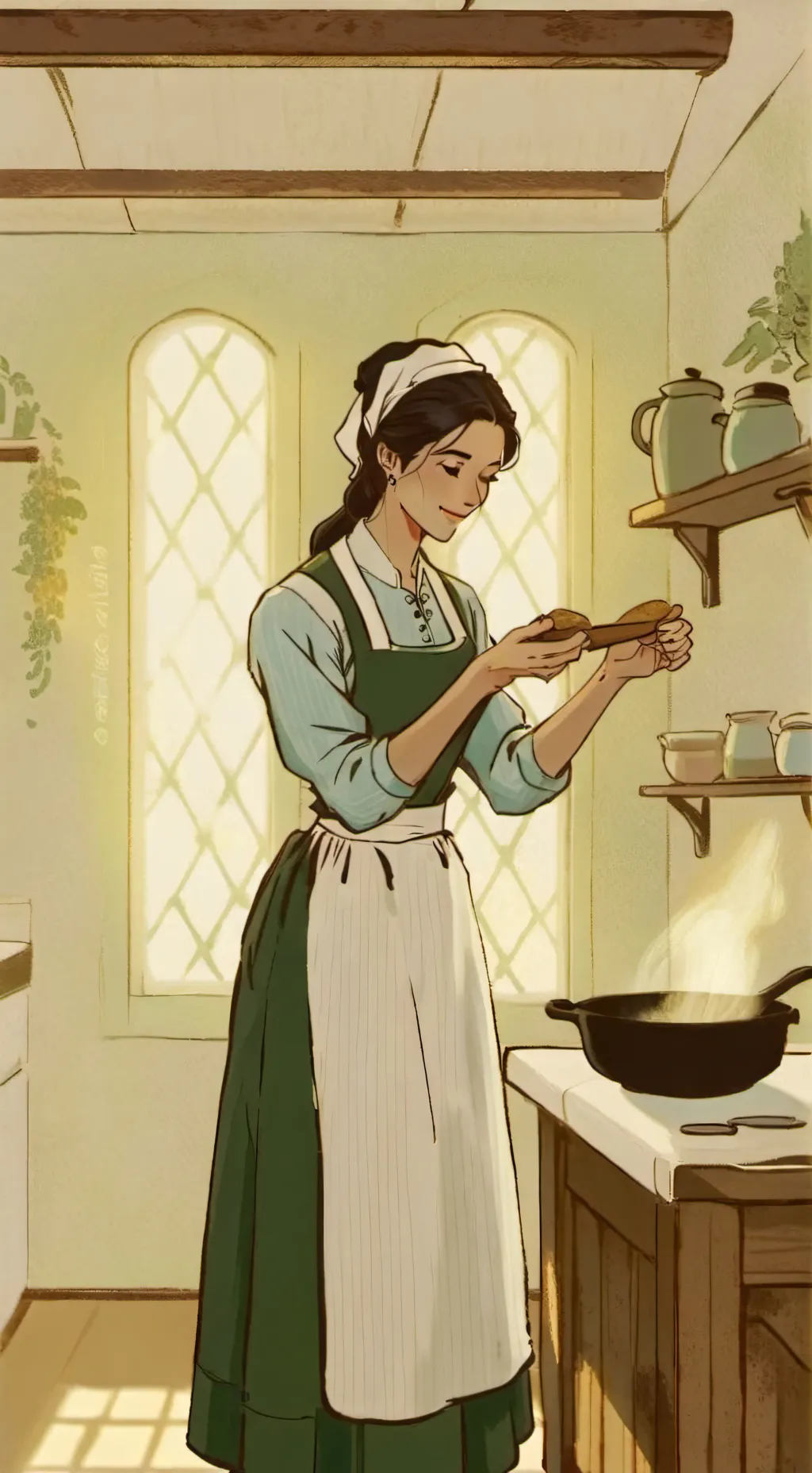 ai character: sprout background