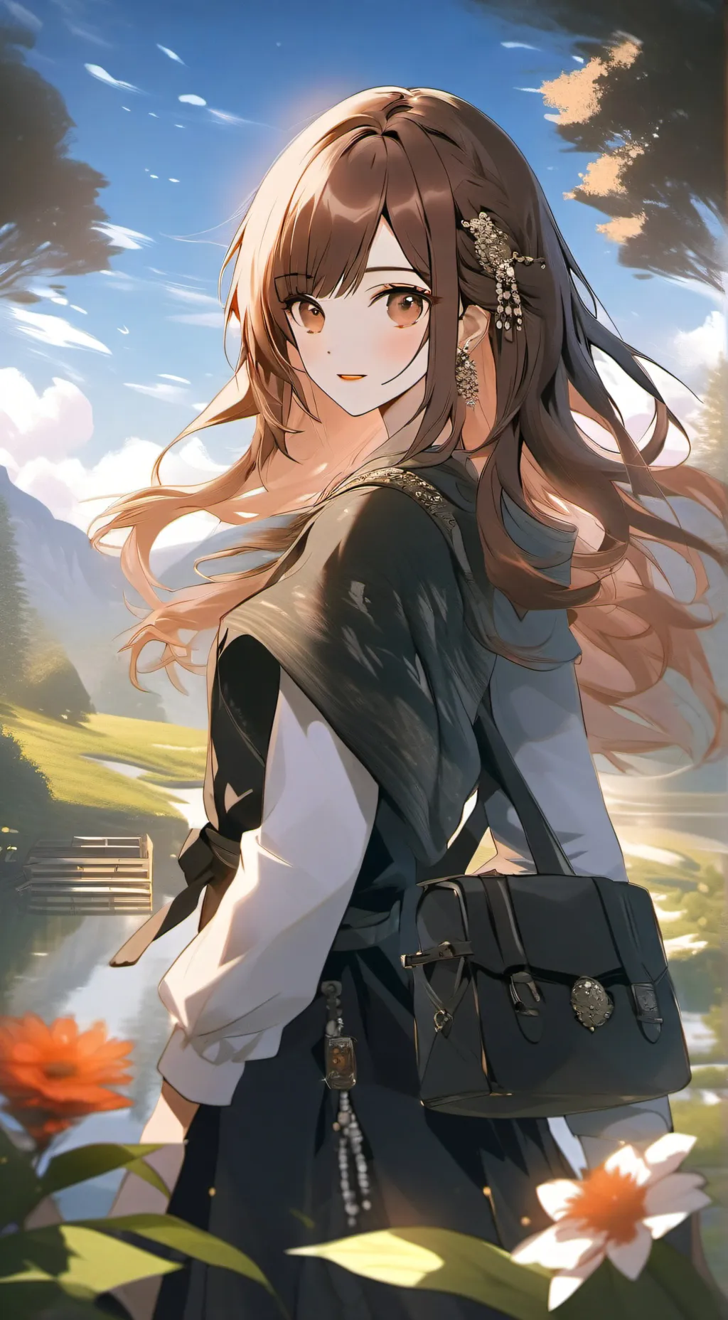 ai character: аня background