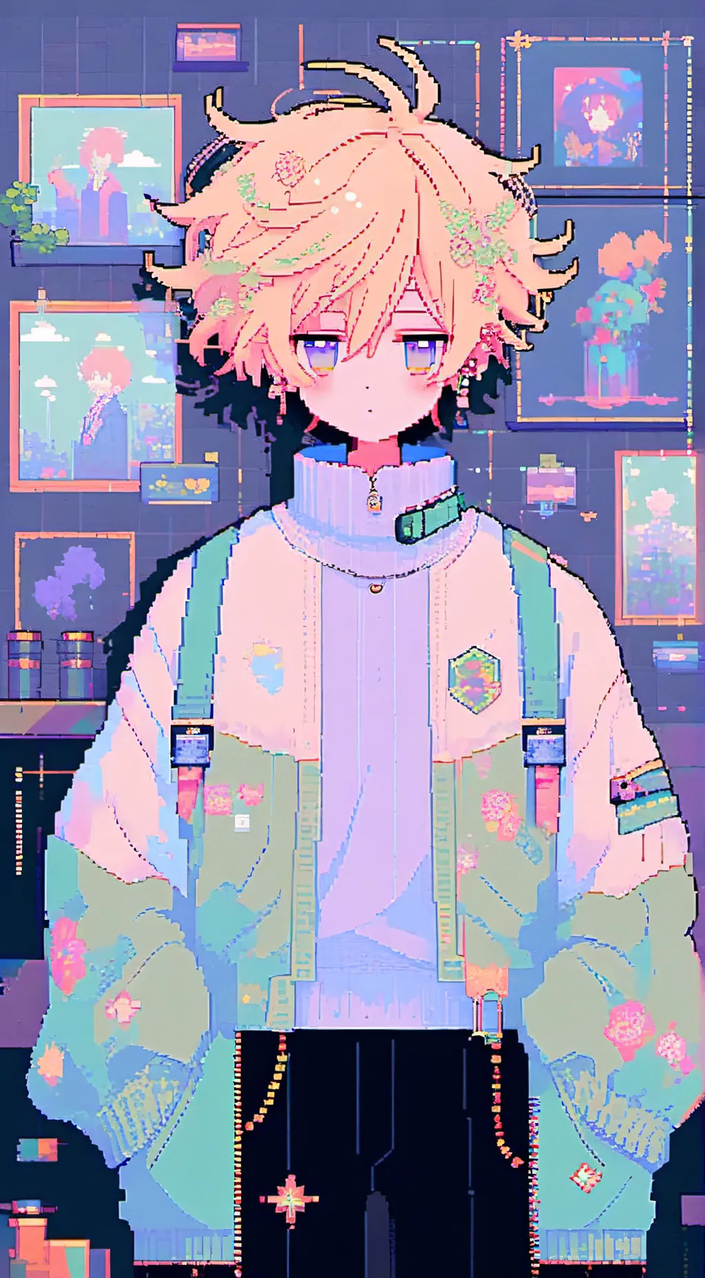 ai character: Mha👻👻👻 background