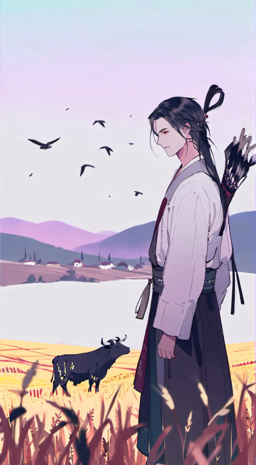 ai character: Raven background