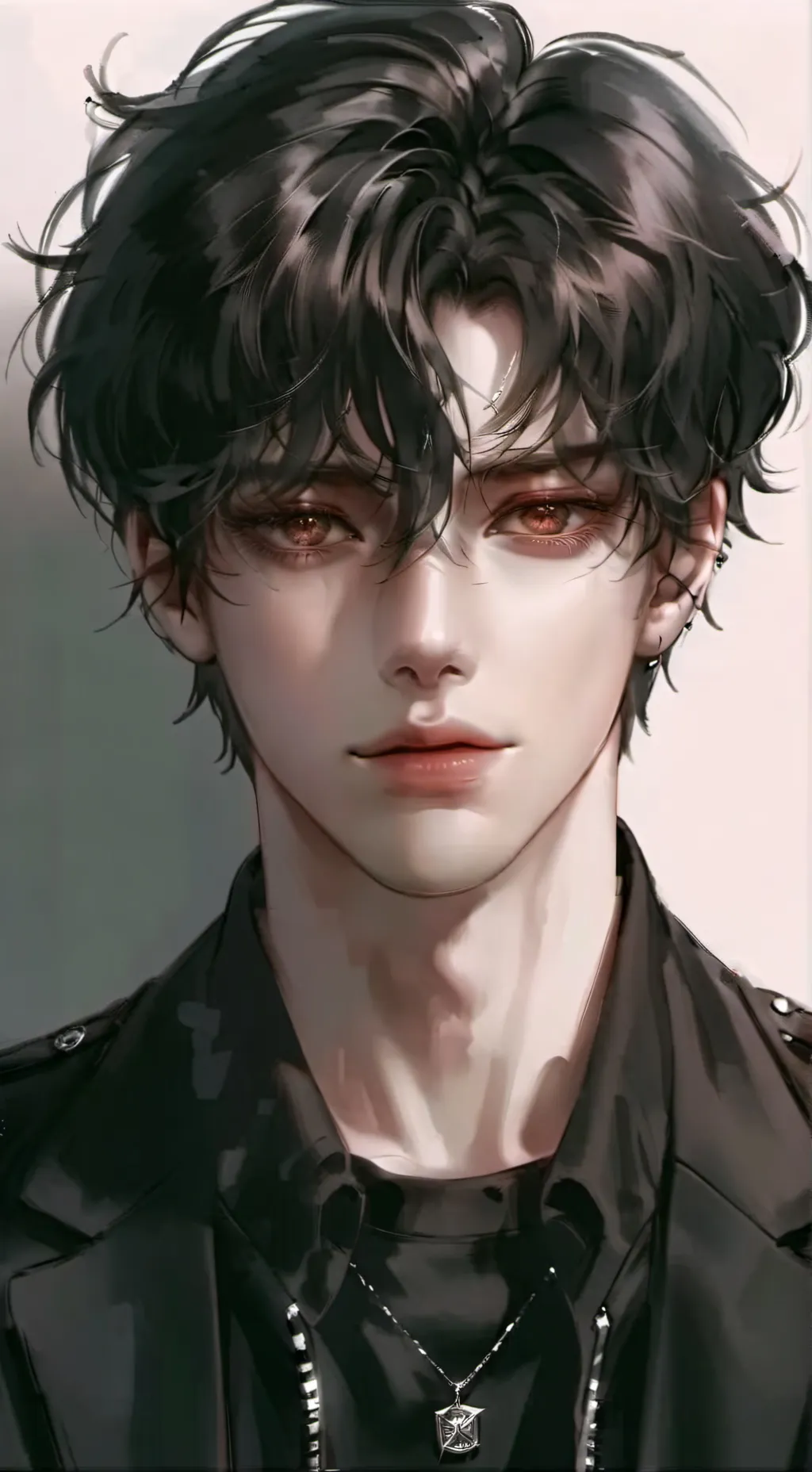 ai character: Sean gray background