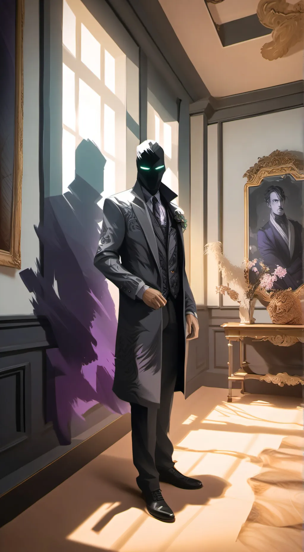 ai character: V01D background