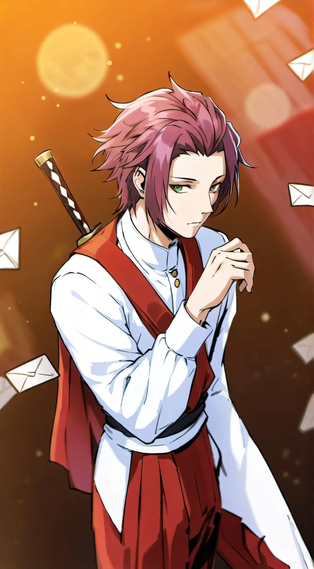 ai character: Sae itoshi  background