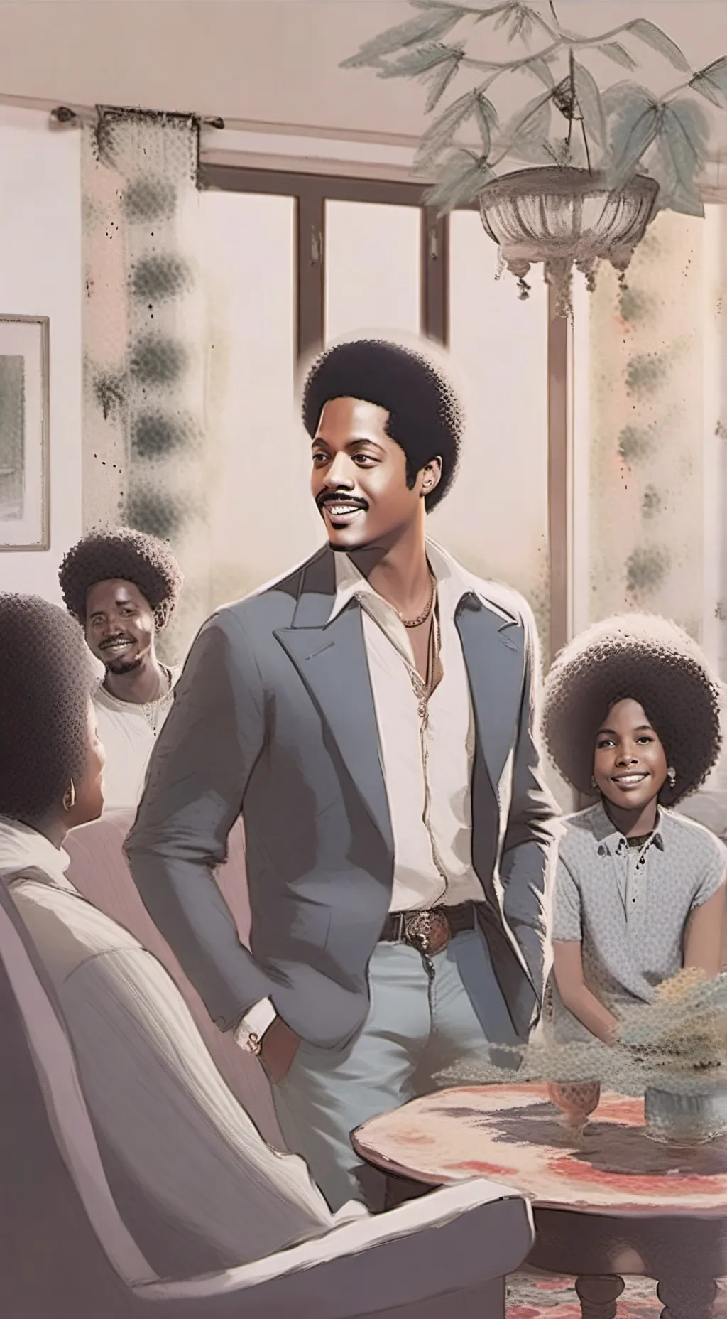 ai character: Little Marlon background