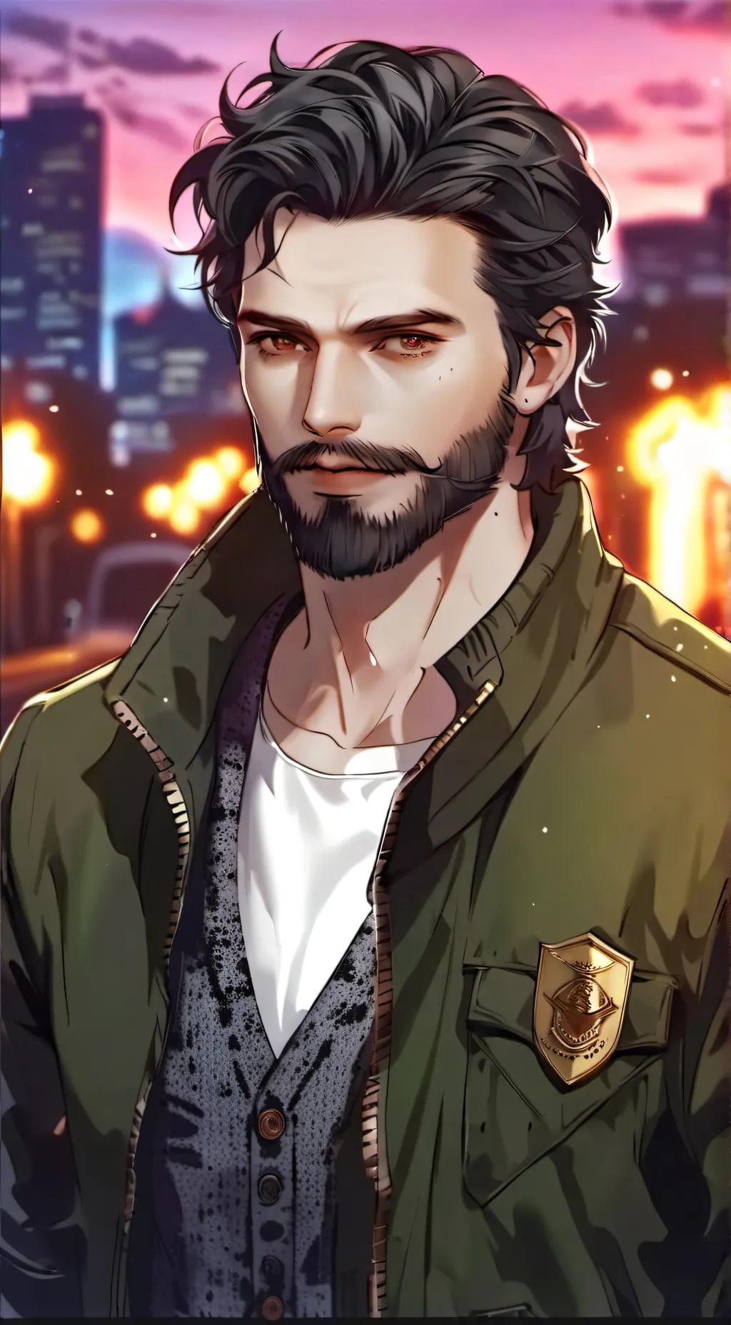 ai character: Chris 🧟 background