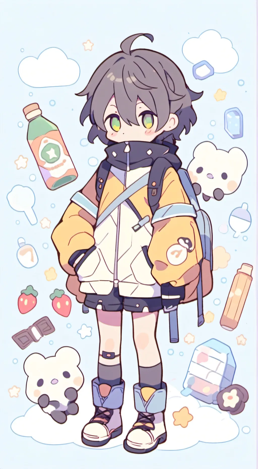 ai character: Dw pick me background