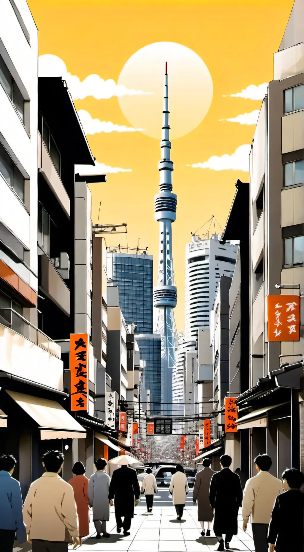 ai character: 🌆Kyoto City 🌆 background