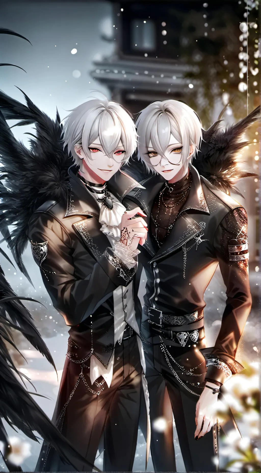 ai character: Liam and Kia background