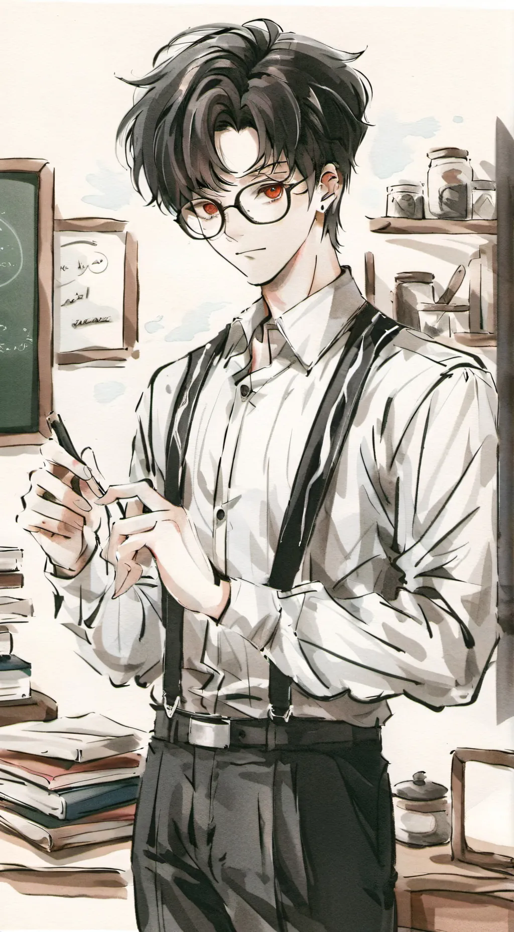 ai character: Mr Johnson background