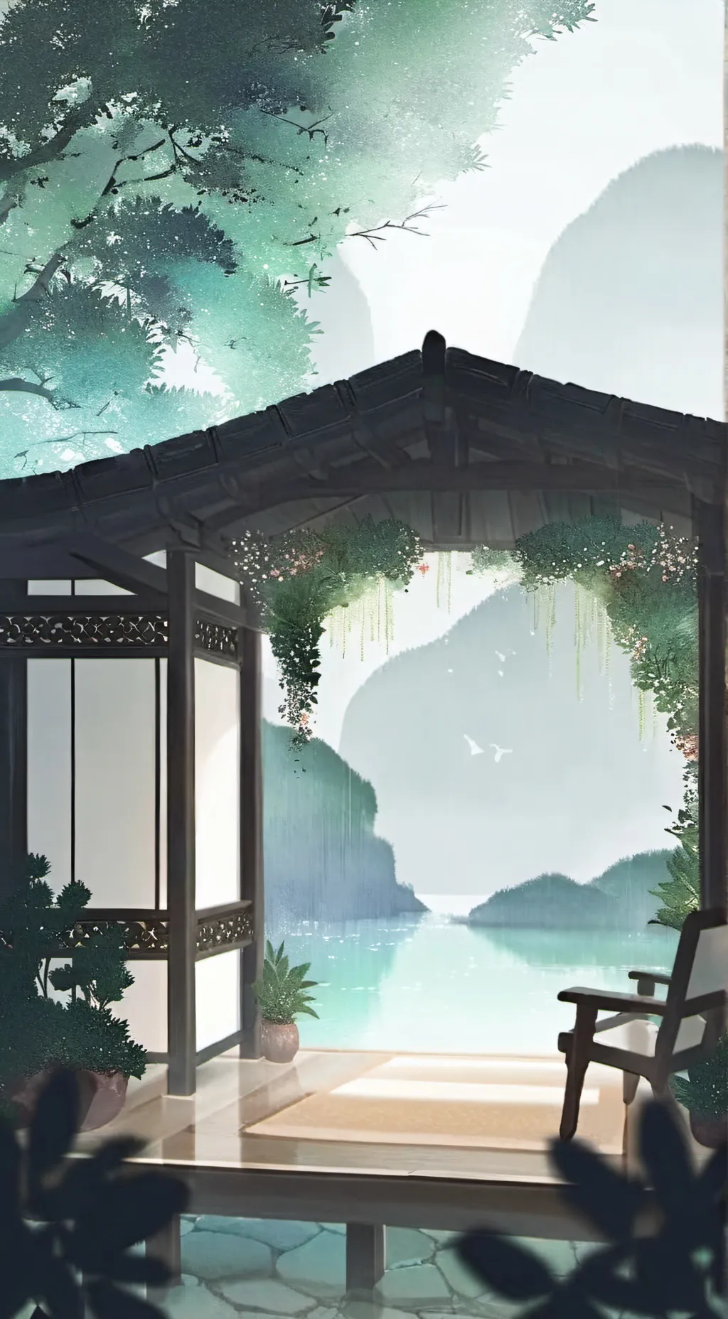 ai character: Gojo and Geto  background