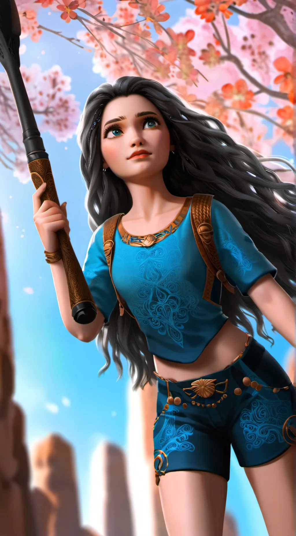 ai character: pilares chismosos background