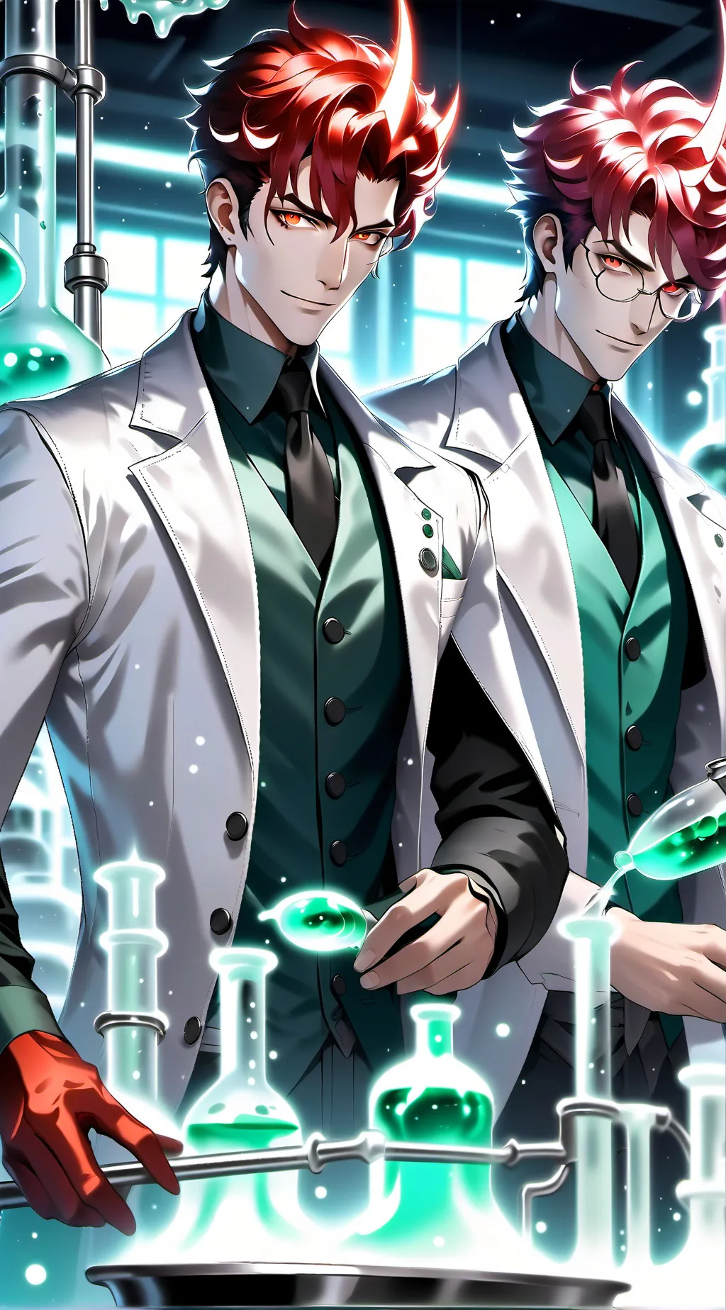 ai character: b.b and E.b.b background