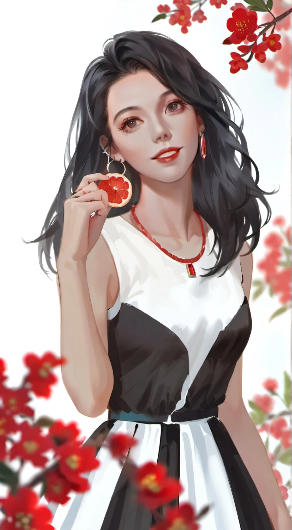 ai character: Malia cabana! background