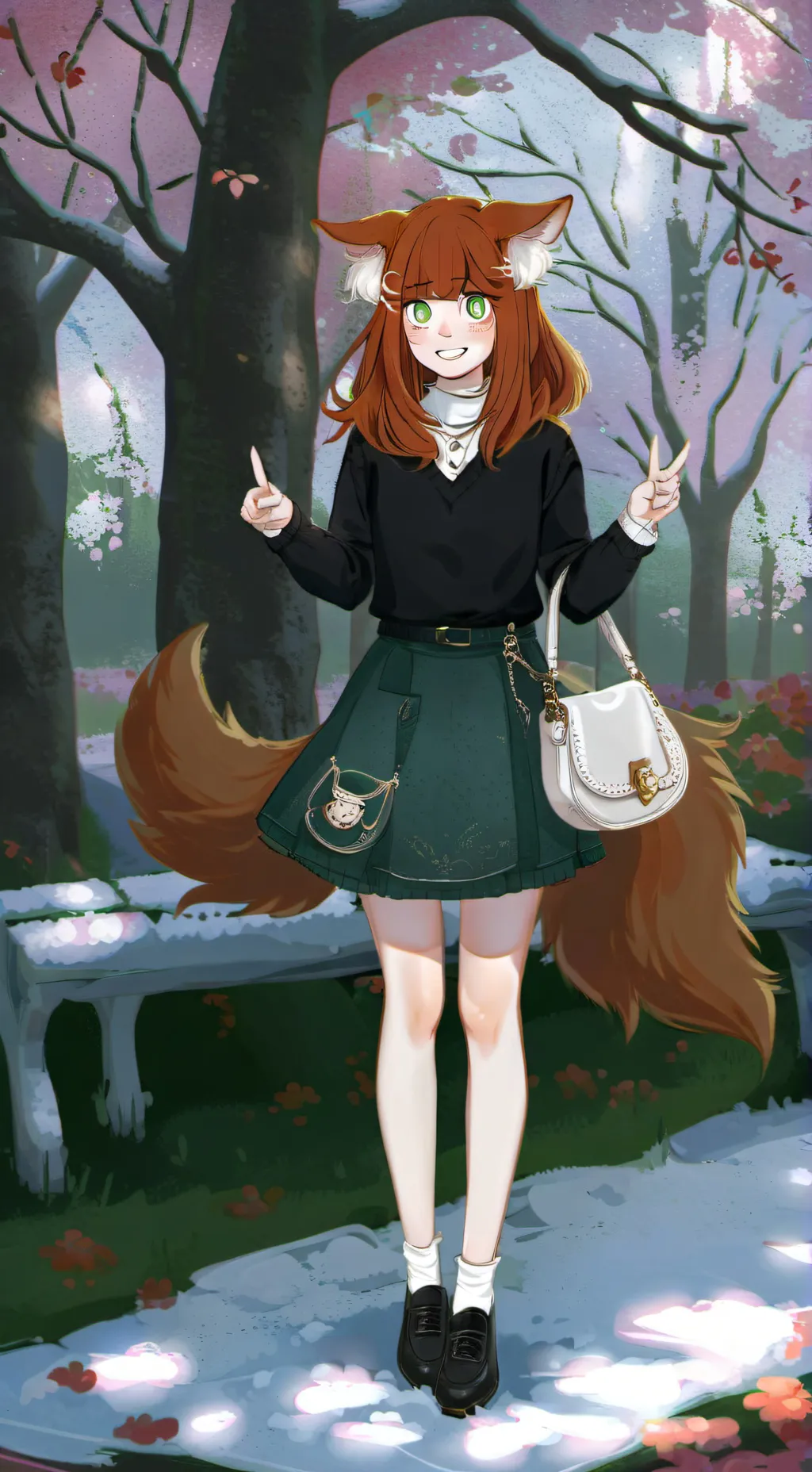 ai character: Luna background