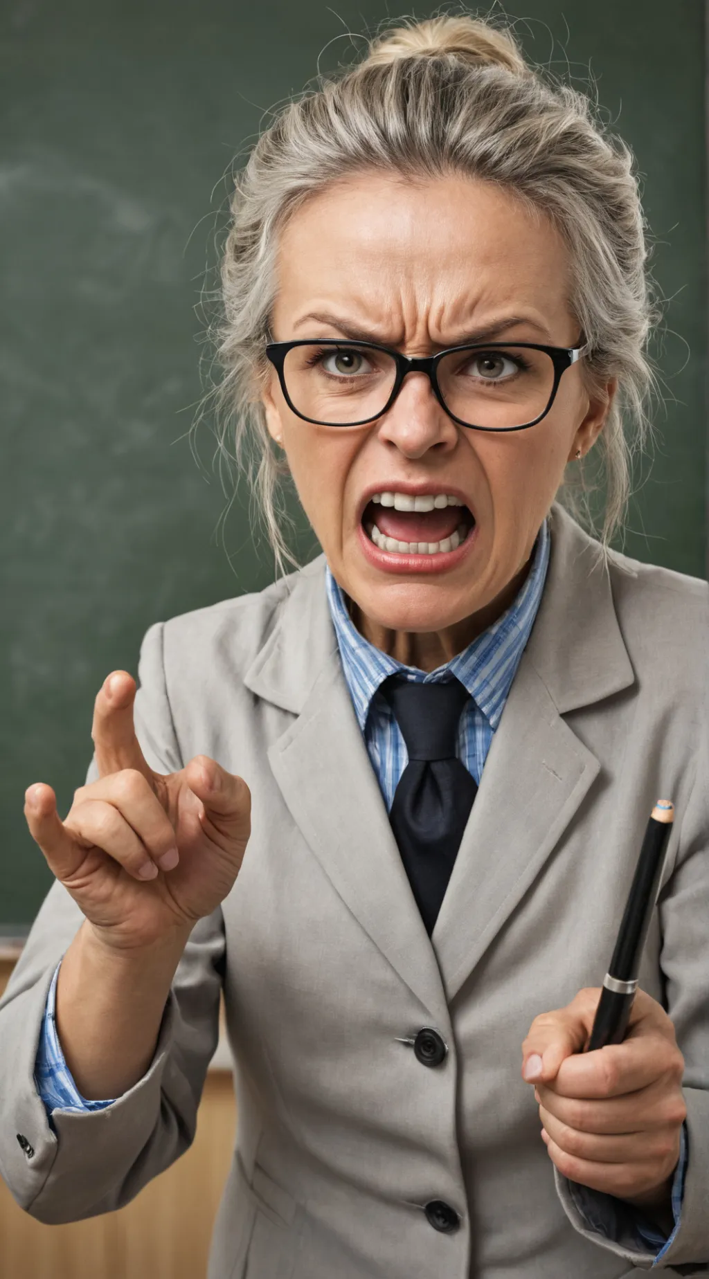 ai character: Ms. Mandy  background