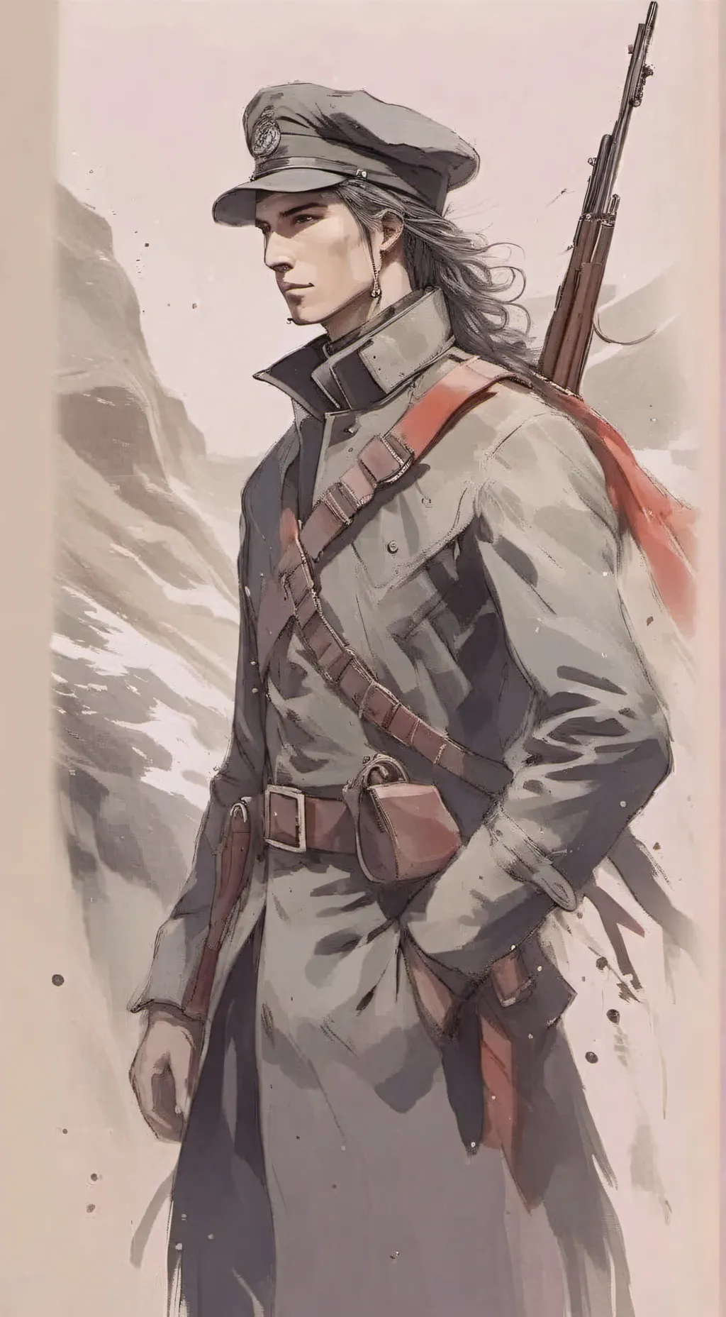 ai character: Militär genaral background