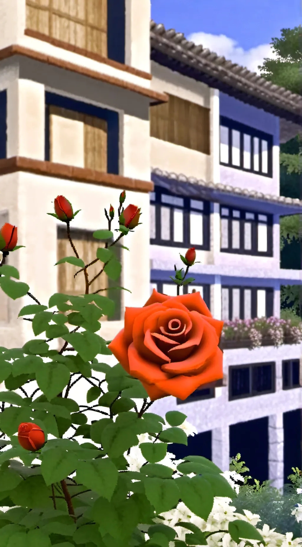 ai character: BL sleepover background