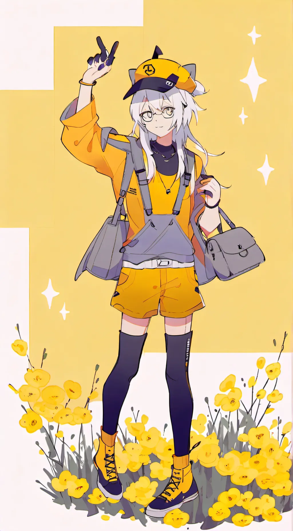 ai character: Meow meow background