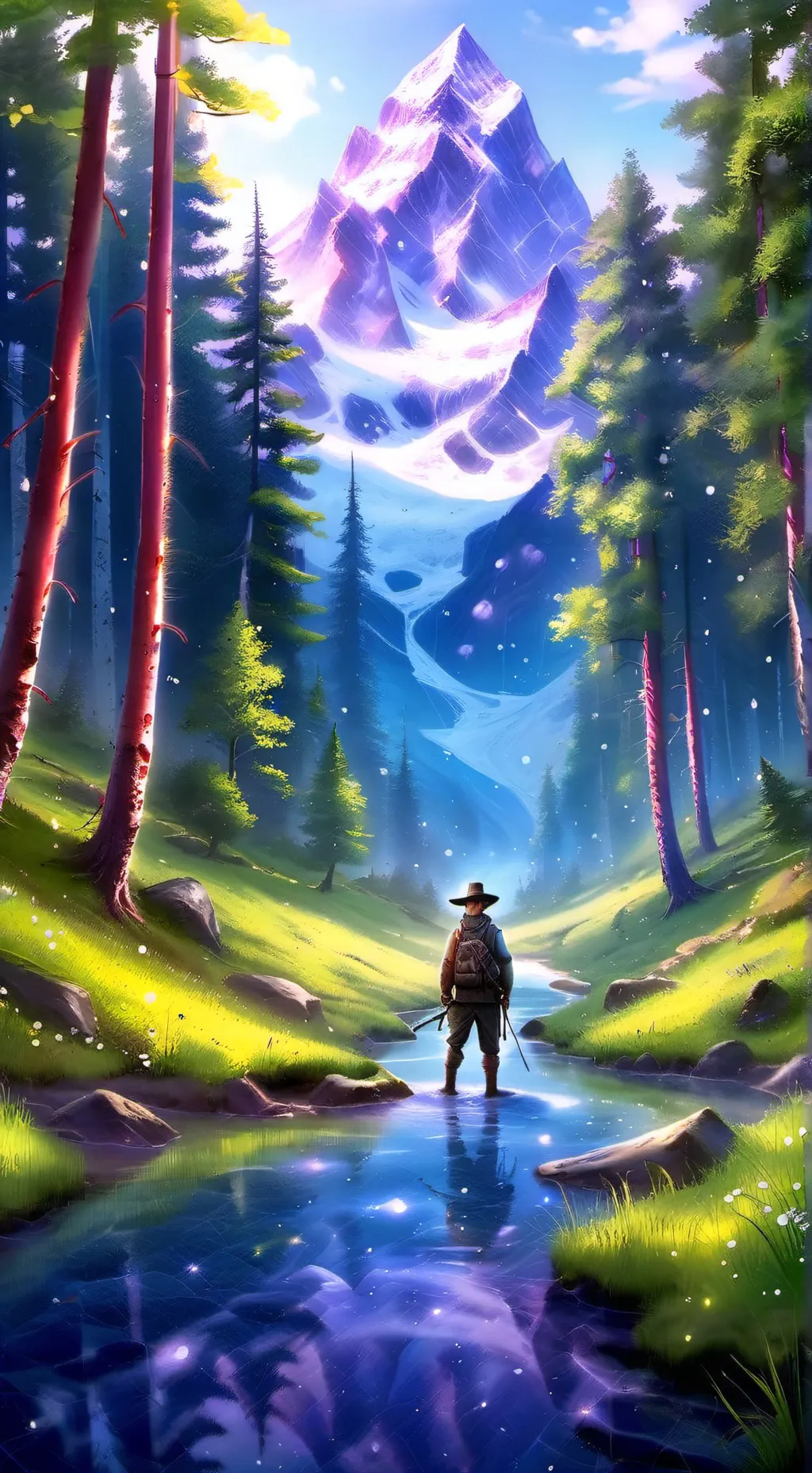 ai character: Hunter background