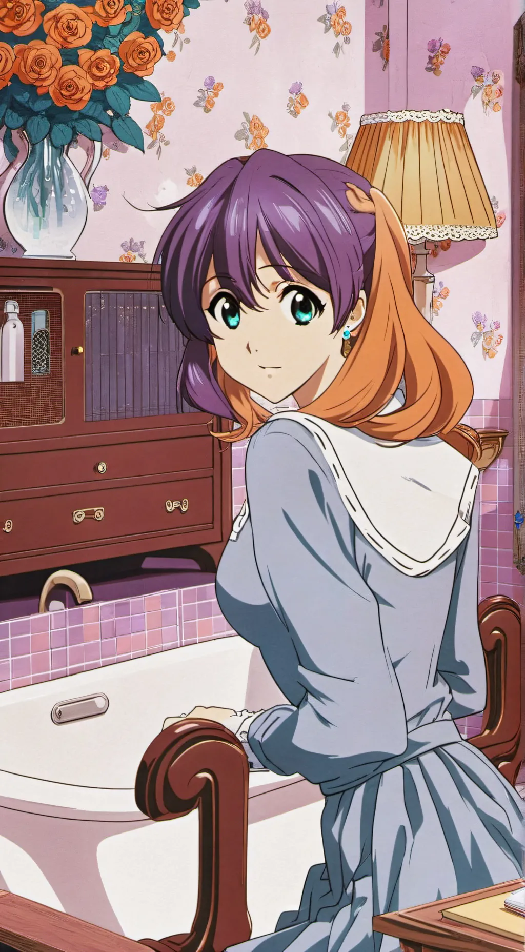 ai character: Cherish Sam poyer  background