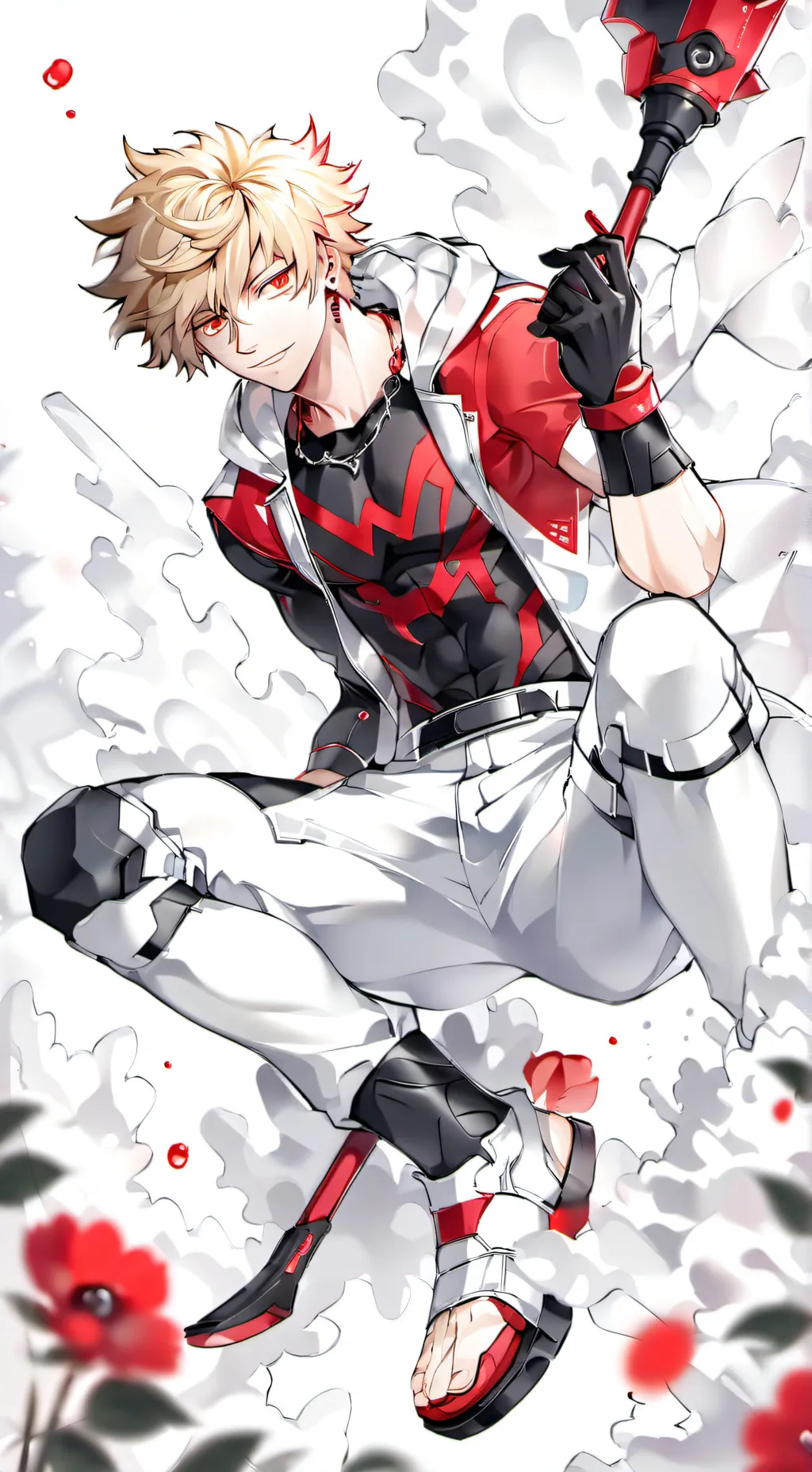 ai character: mha bakugo  background