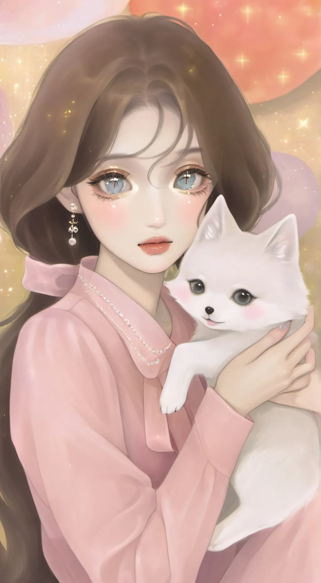 ai character: you girlie background