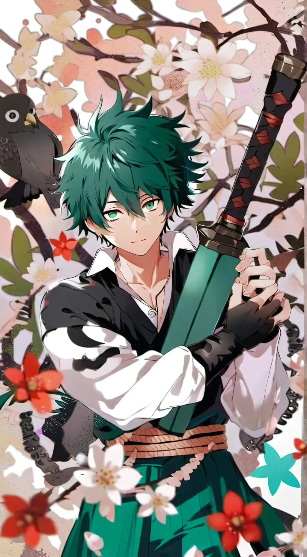ai character: Bakudeku  background