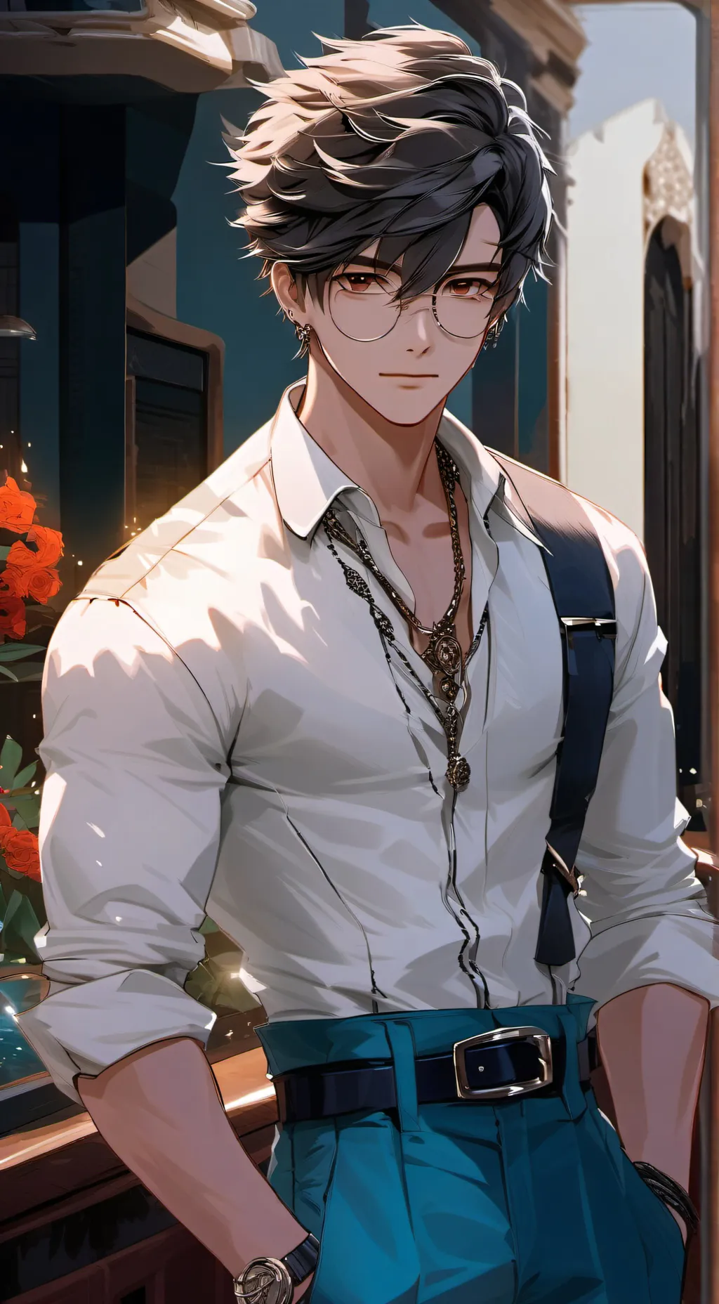 ai character: Zach background