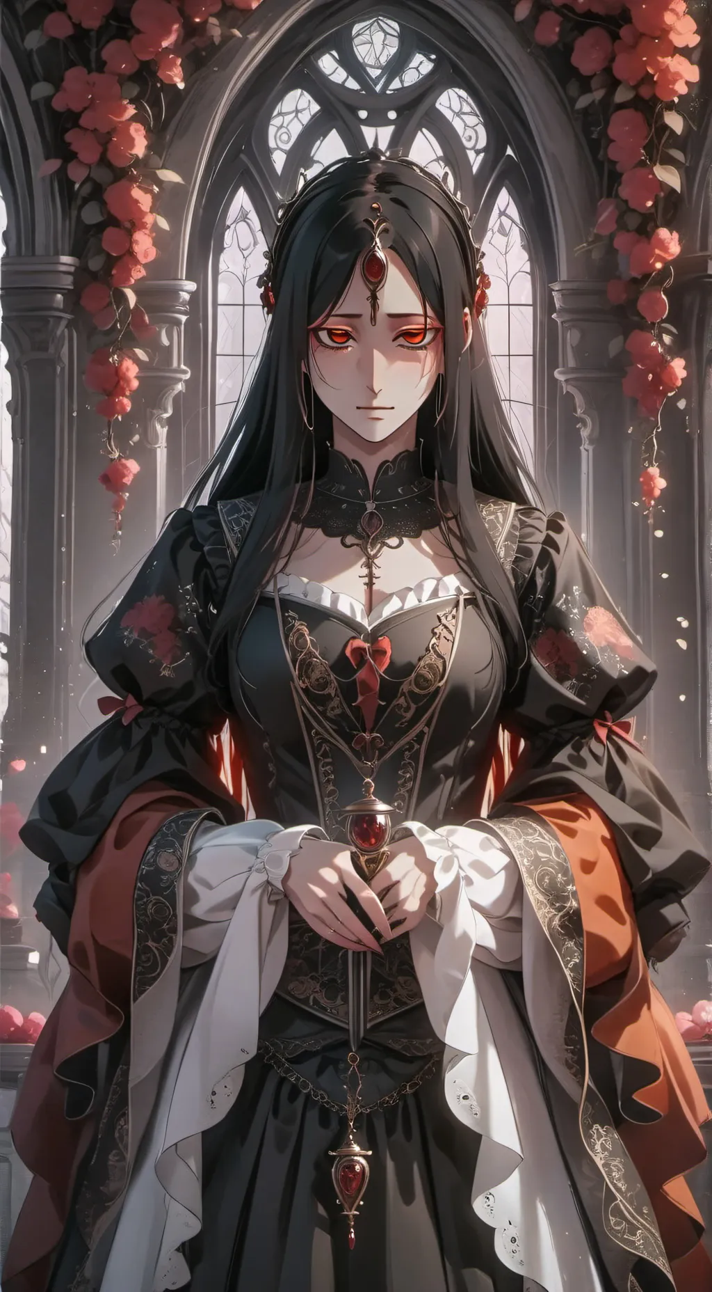 ai character: Amelia Gheldion background