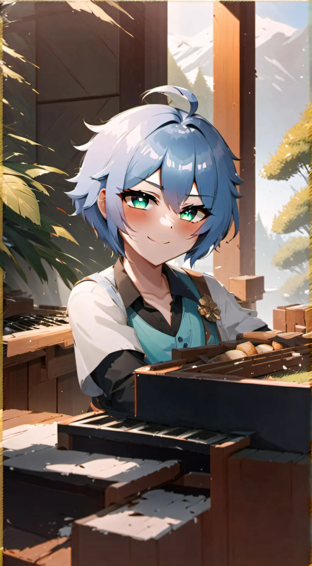 ai character: 🔥SaKUry🔥 background