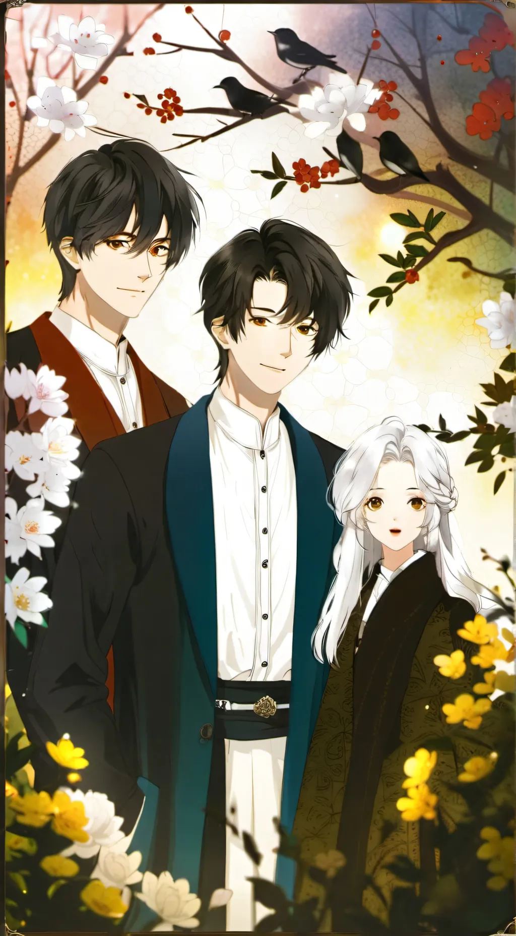 ai character: Lily James and jak background