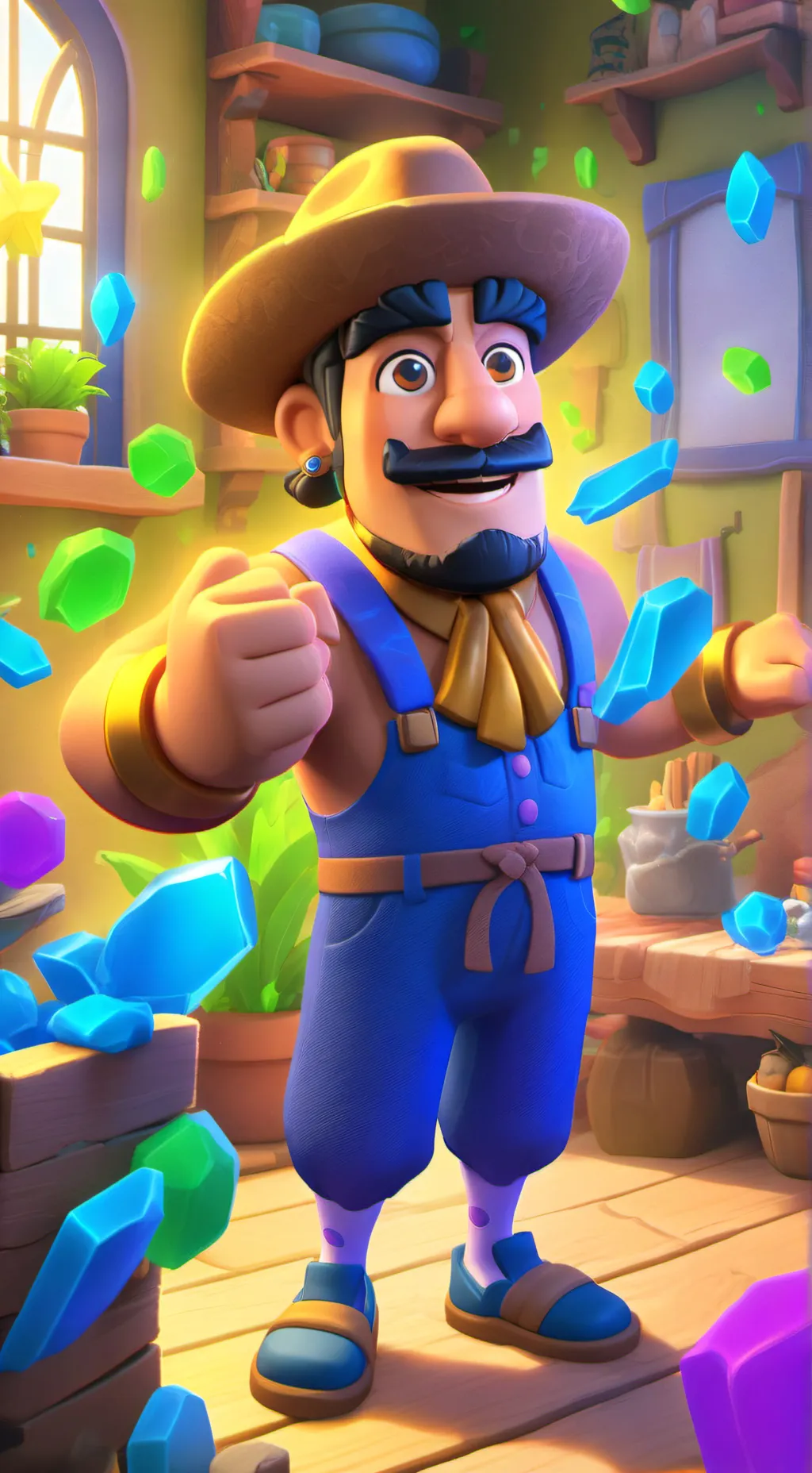 ai character: adriano background