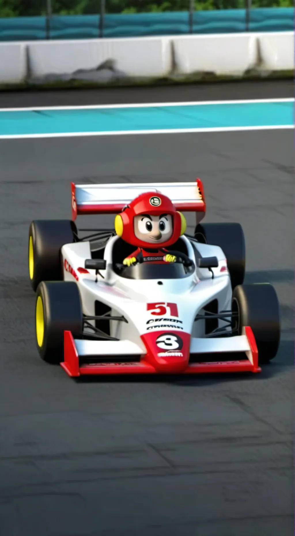 ai character: Speedrick  background