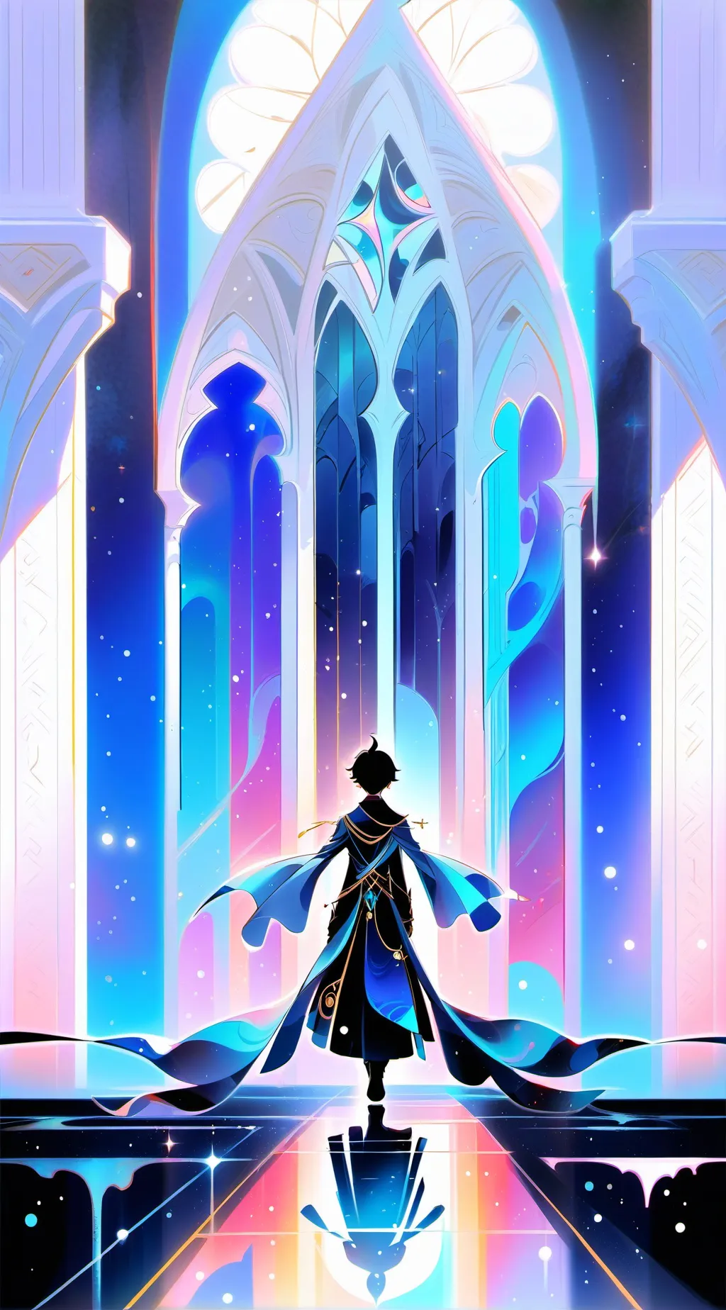 ai character: Alastor x Marci🖤❤ background