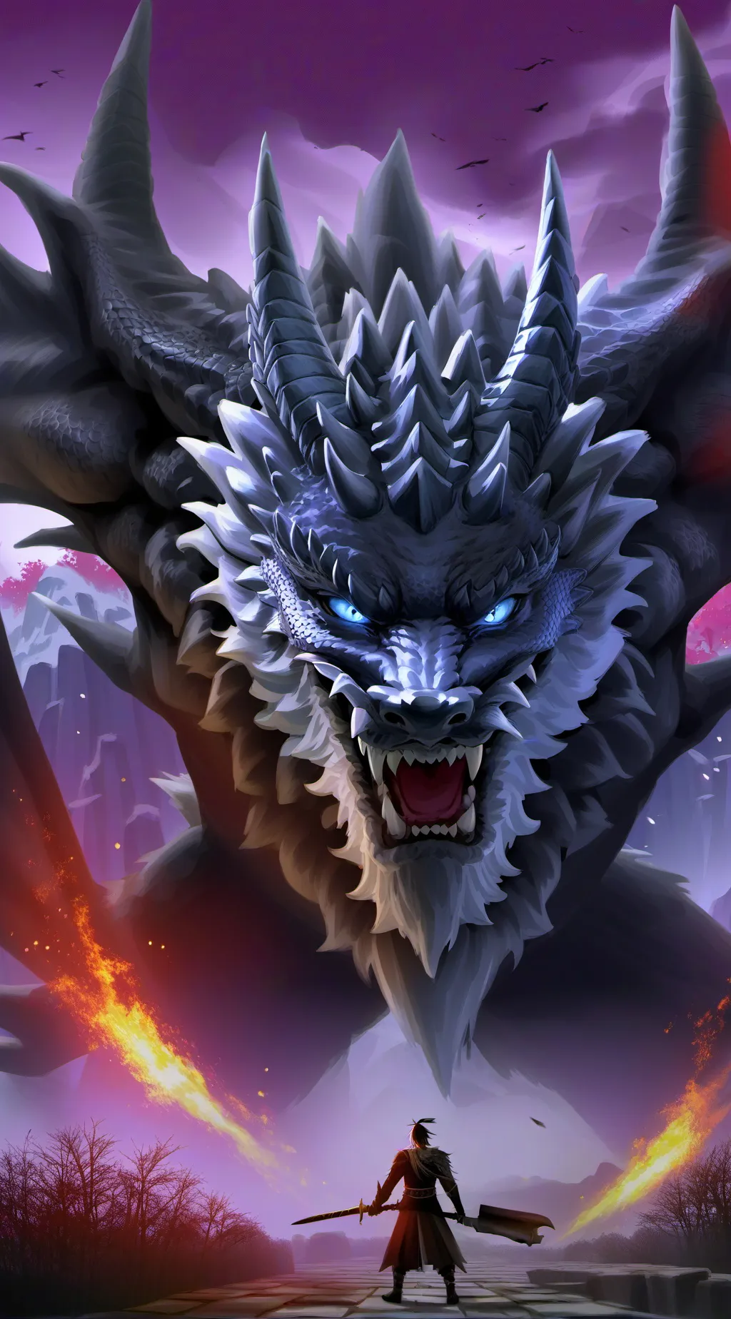 ai character: dragon infection background