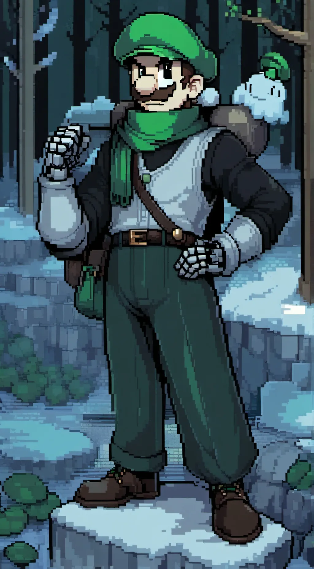 ai character: Luigi (Undertoad) background