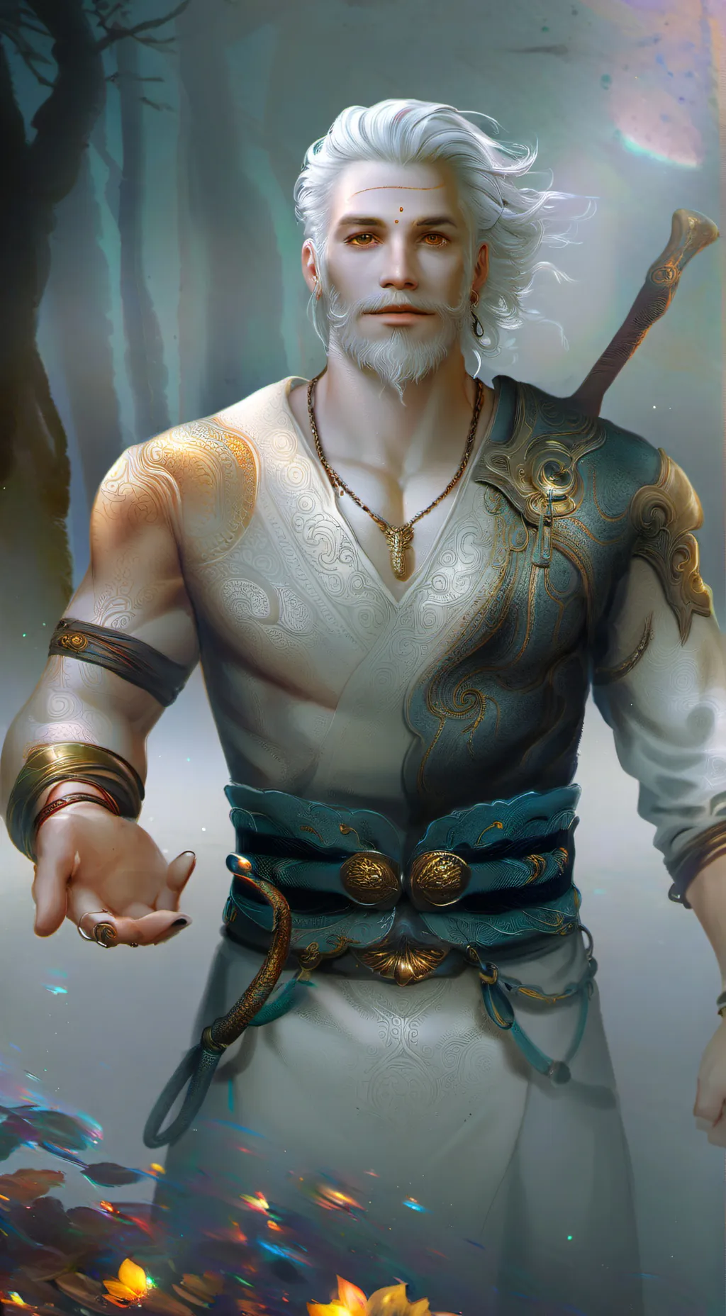 ai character: awww background