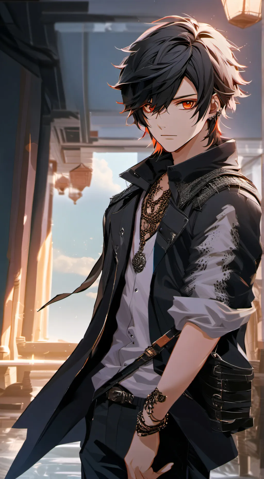 ai character: leon background