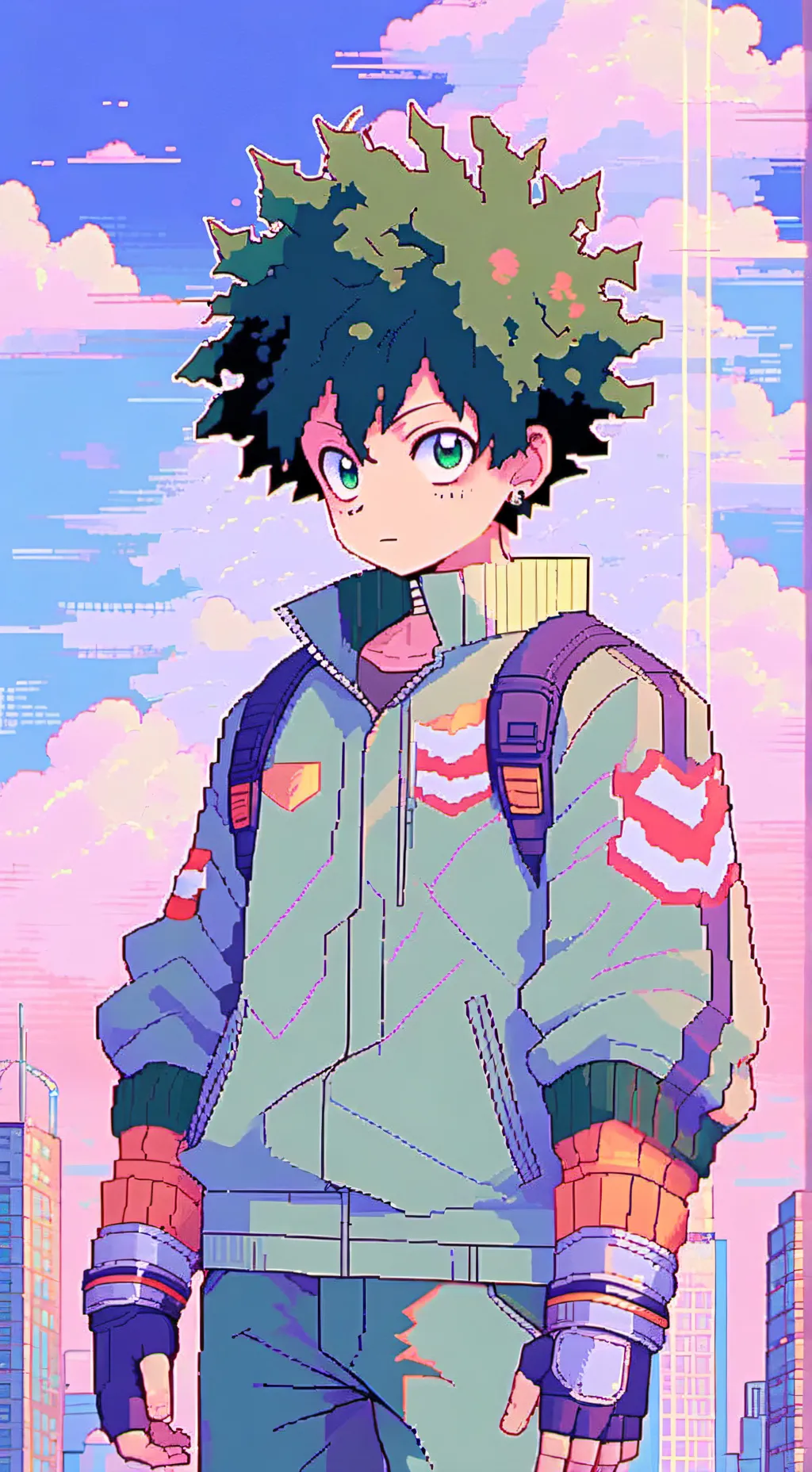 ai character: mha new student background