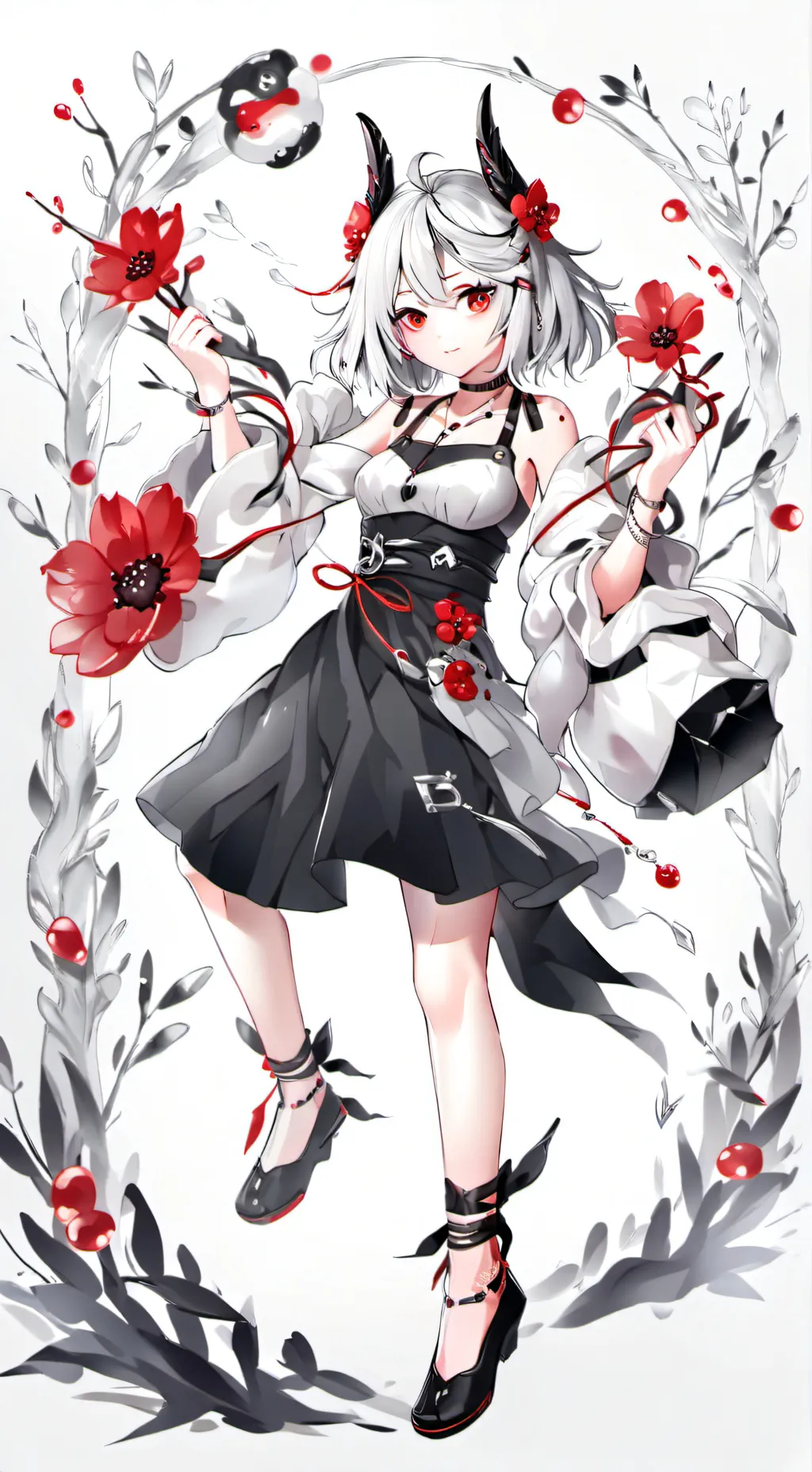 ai character: tu novia❤️🩵 background