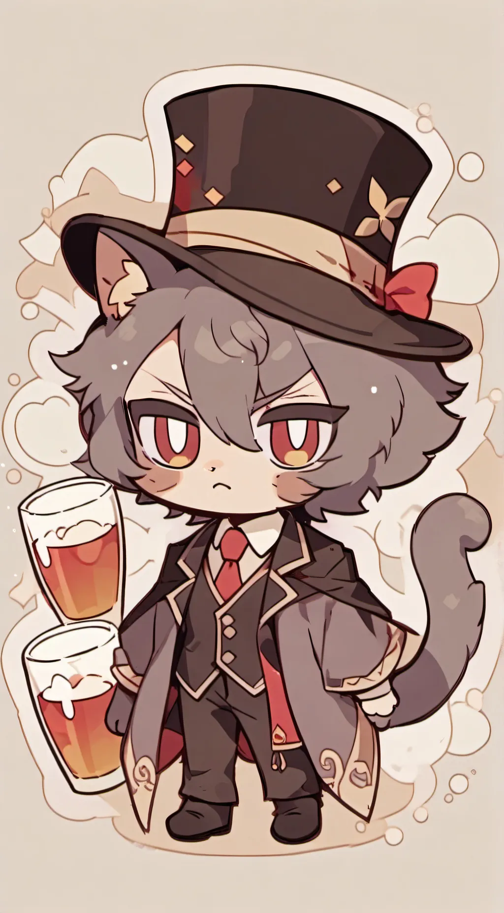 ai character: ʜᴜsᴋ & ᴄᴀᴛɴɪᴘ :)  background