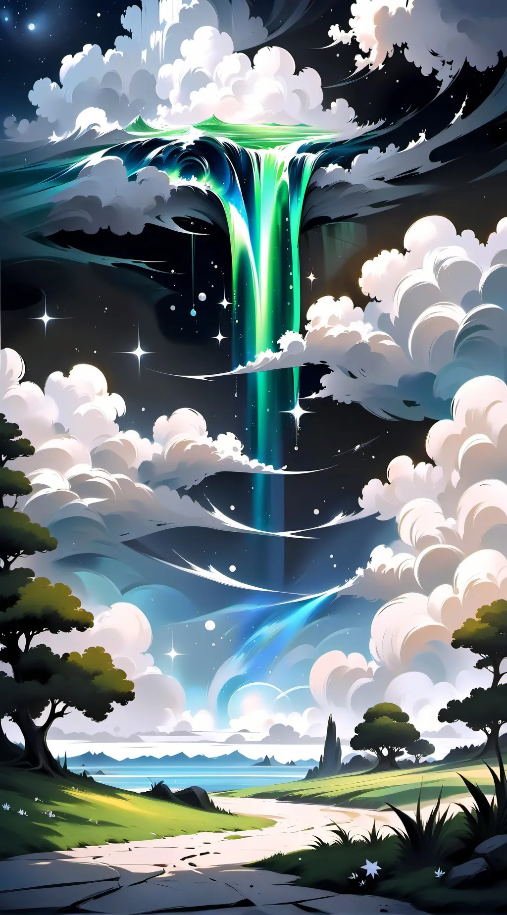 ai character: Mha I'm fine background