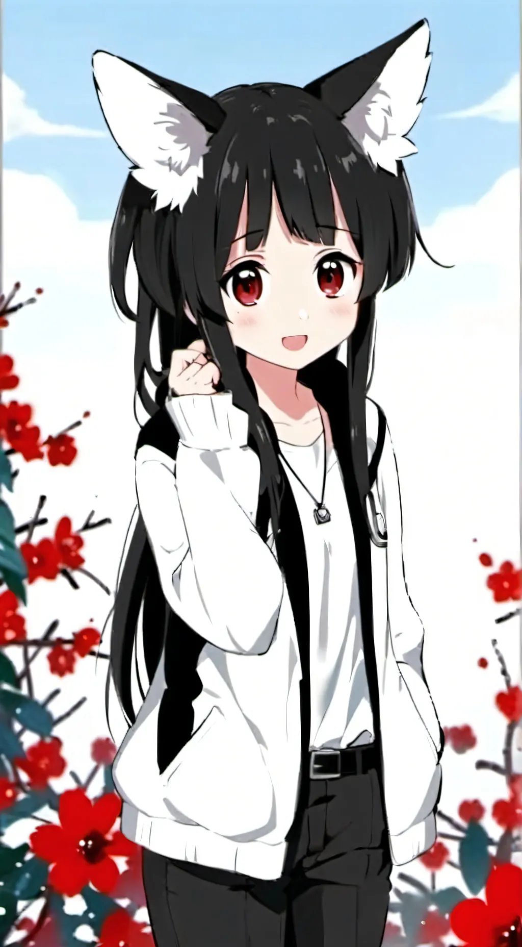 ai character: Мига background