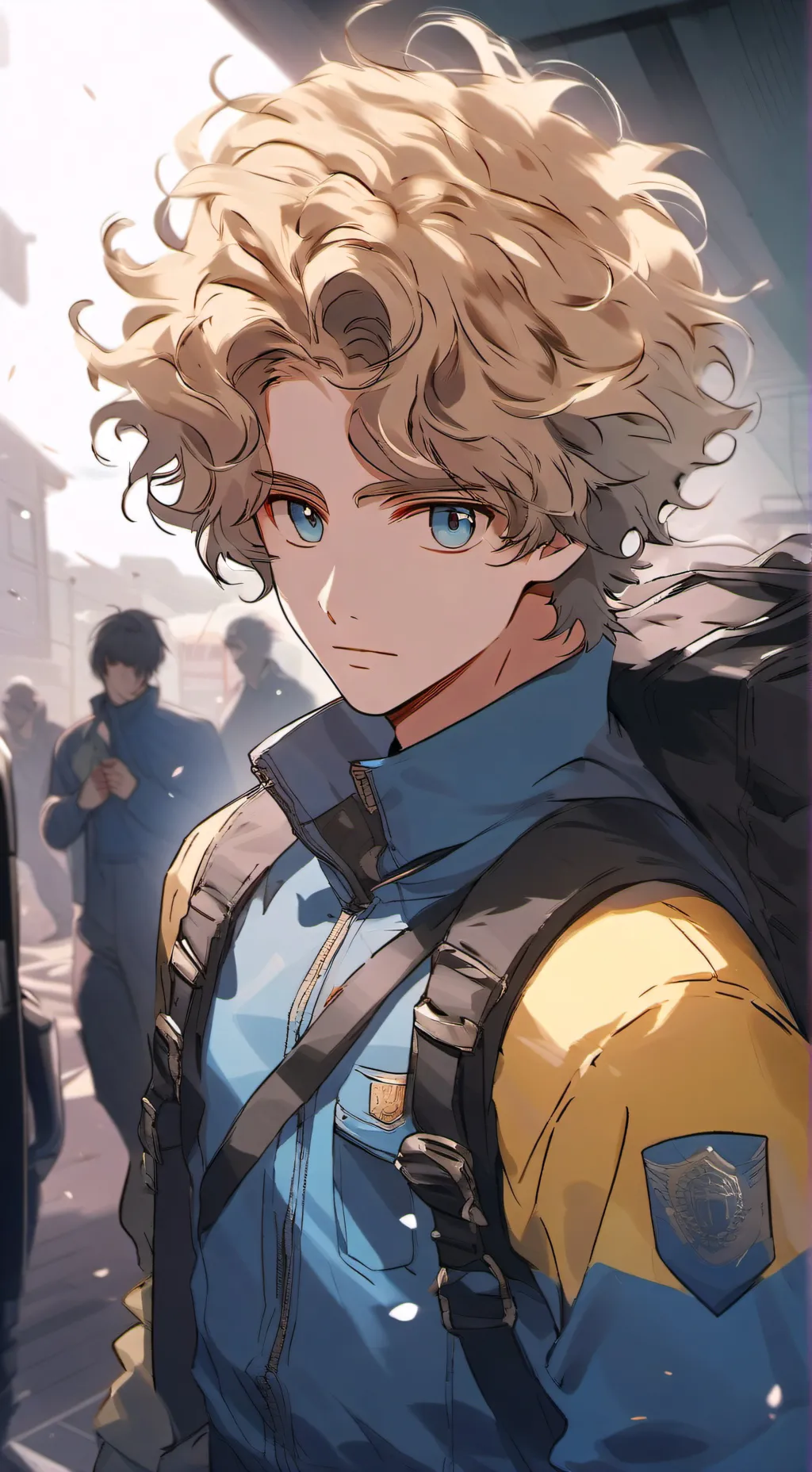 ai character: ¡curly! background